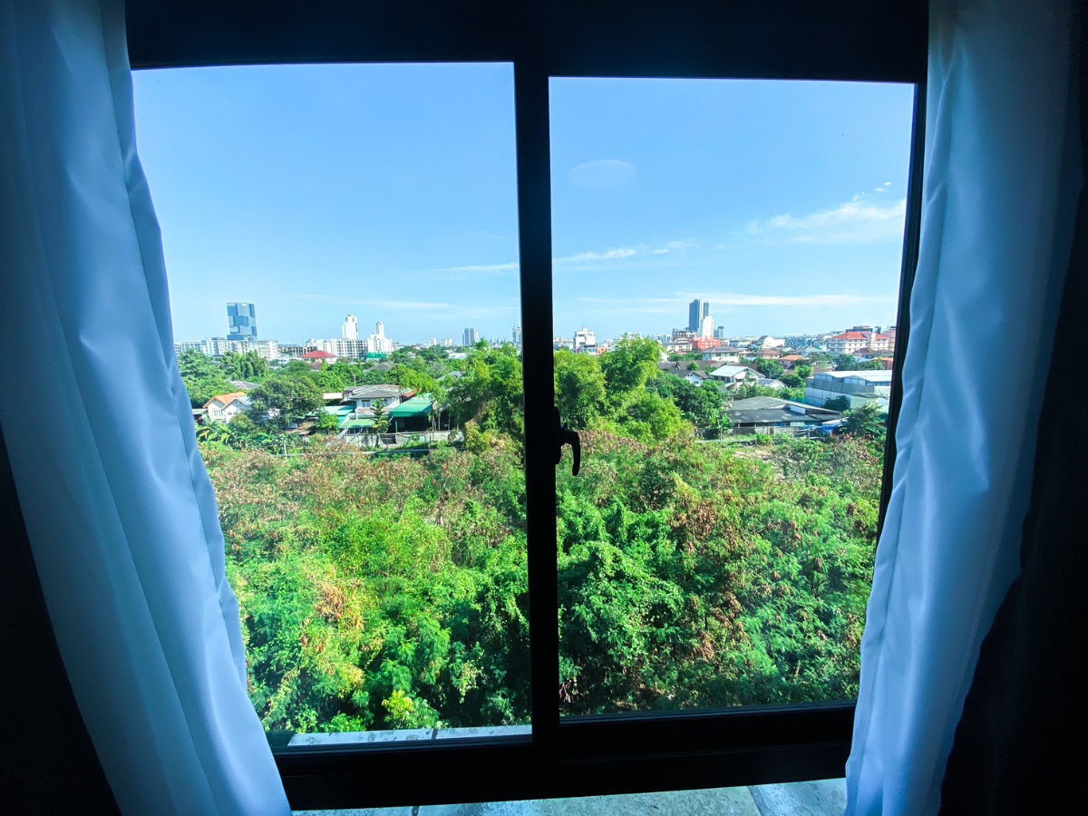 picture (Owner released by himself) I Condo Sukhumvit 105, near BTS Bearing, large room 31 sq m., 6th floor, Building A6, good view, 1 bedroom  with furniture - 6/38