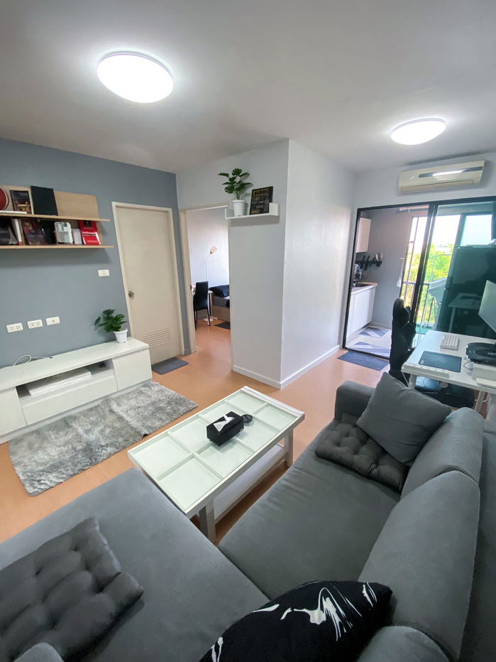 picture (Owner released by himself) I Condo Sukhumvit 105, near BTS Bearing, large room 31 sq m., 6th floor, Building A6, good view, 1 bedroom  with furniture - 7/38