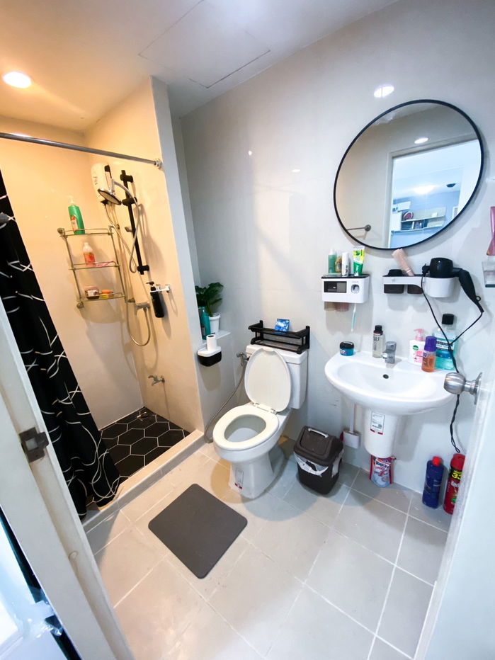 picture (Owner released by himself) I Condo Sukhumvit 105, near BTS Bearing, large room 31 sq m., 6th floor, Building A6, good view, 1 bedroom  with furniture - 8/38