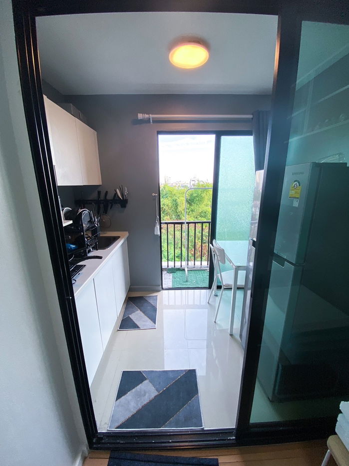 picture (Owner released by himself) I Condo Sukhumvit 105, near BTS Bearing, large room 31 sq m., 6th floor, Building A6, good view, 1 bedroom  with furniture - 14/38