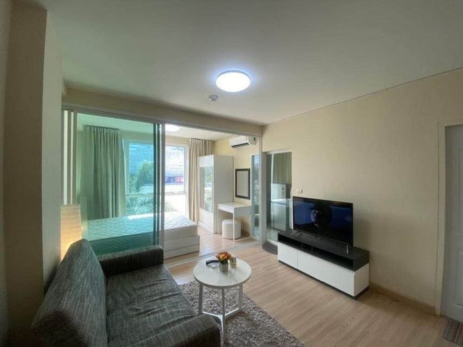 MI3075 Garden Asoke - Rama 9 (การ์เด้น อโศก - พระราม 9) กั้นห้องเป็นสัดส่วน เฟอร์นิเจอร์ครบ ใกล้ MRT สุทธิสาร พร้อมเข้าอยู่