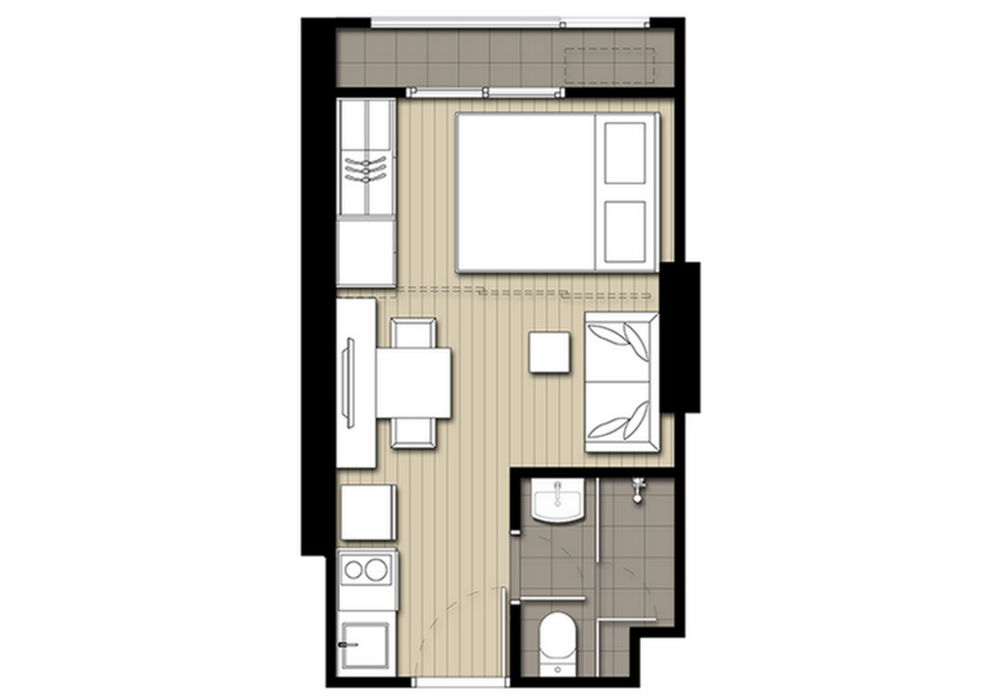 Studio floor plan