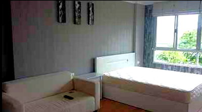 Condos for rent The Nine Rama 9 : LP26194  Lumpini Ville Ramkamhaeng26, floor 3, building-E, studio 28 sqm. 7,500 baht. 064-959-8900