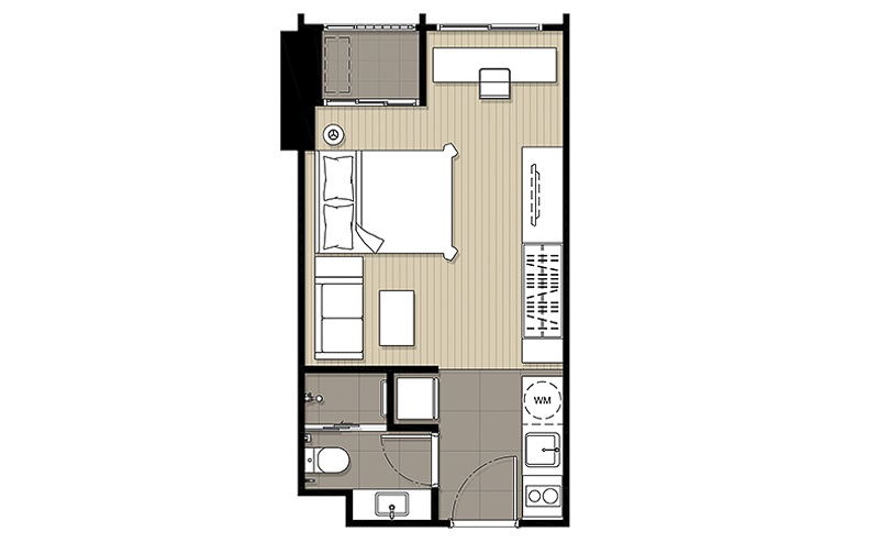Studio floor plan