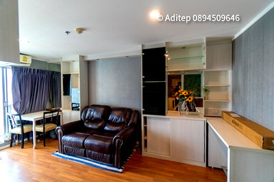 Condos for sale Chang Chui : Lumpini Place Boromarajonani-Pinklao, 1 bedroom, 32 sq m, 25th floor, east view, not hot sun Fully furnished 