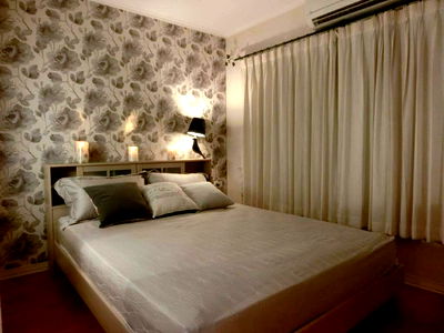 เช่าคอนโด ม.อัสสัมชัญ หัวหมาก (เอแบค หัวหมาก) : 💥 เช่า! Lumpini ville ราม 44 ขนาด 30 ตรม. ราคา 7,500 บาท พร้อมเฟอร์และเครื่องใช้ไฟฟ้า