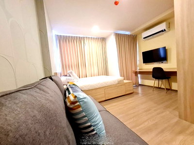 คอนโดให้เช่า : ให้เช่าคอนโดเดอะ มูฟ เกษตร 24.45 ตร.ม.ห้องใหม่ เฟอร์ครบ มีเครื่องซักผ้า ตรงข้าม ม.เกษตร (TR0791)