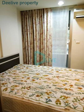 DL008376 Condo for rent, The Kris Ratchada 17 near MRT สุทธิสาร, ready to move in, call urgently 0638692663 LineID @655ebbvc