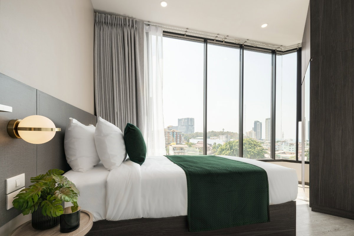 ✅ 𝐅𝐫𝐞𝐞 𝐰𝐢𝐟𝐢 ᯤ แฮมป์ตัน ศรีราชา Two Bedroom ห้องสวย แต่งครบ ✅ 