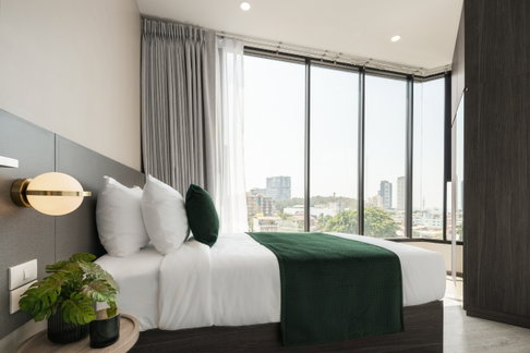 ✅รับสัญญาระยะสั้น 𝐅𝐫𝐞𝐞 𝐰𝐢𝐟𝐢 ᯤ แฮมป์ตัน ศรีราชา Two Bedroom ห้องสวย แต่งครบ ✅ 