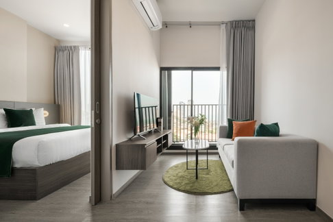 ✅ให้เช่าคอนโด แฮมป์ตัน ศรีราชา  1 Bedroom Plus Executive  37  ตร.ม. 𝙁𝙍𝙀𝙀 𝙒𝙞𝙛𝙞 ห้องสวย แต่งครบ  ✅