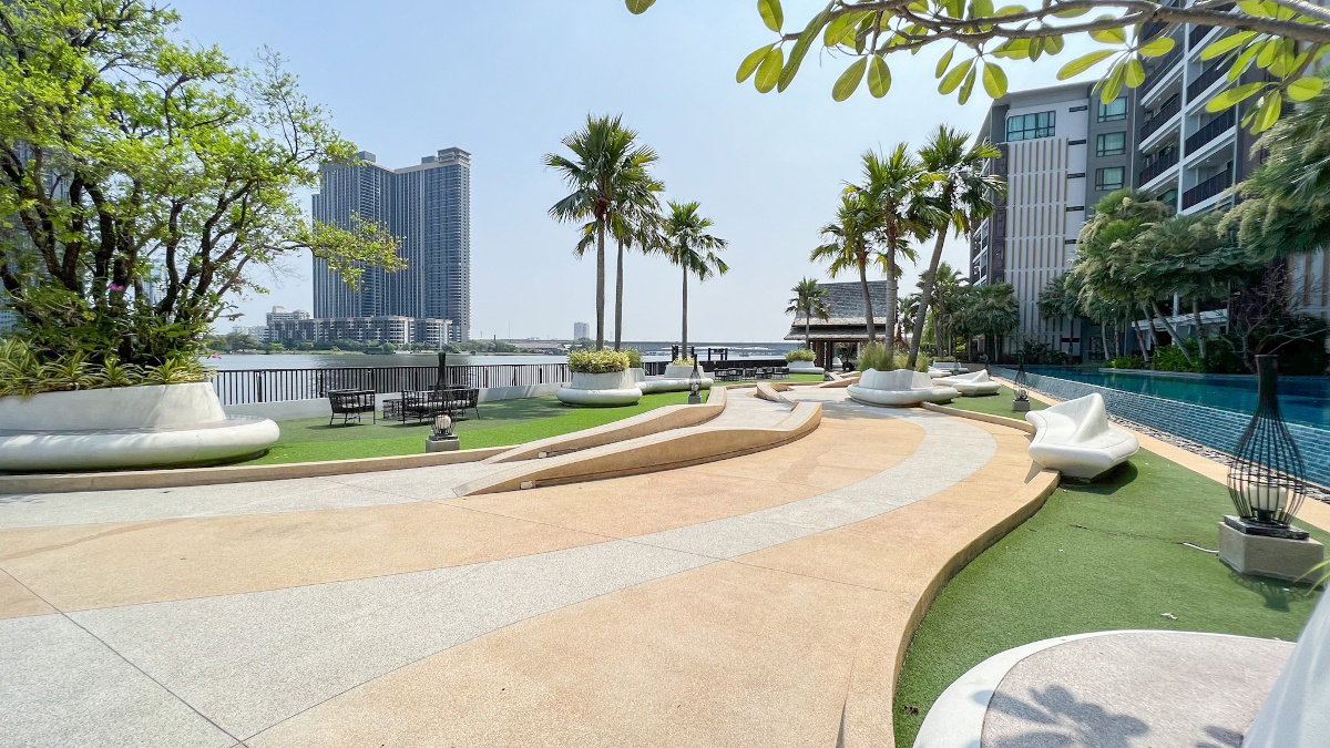รูป ให้เช่ามีเครื่องซักผ้า** คอนโด Metro Luxe Riverfront  เครื่องใช้ไฟฟ้าครบ พร้อมอยู่ ห้องมือ1 แต่งสวย คอนโดริมแม่น้ำเจ้าพระยา - รูปที่ 35/38