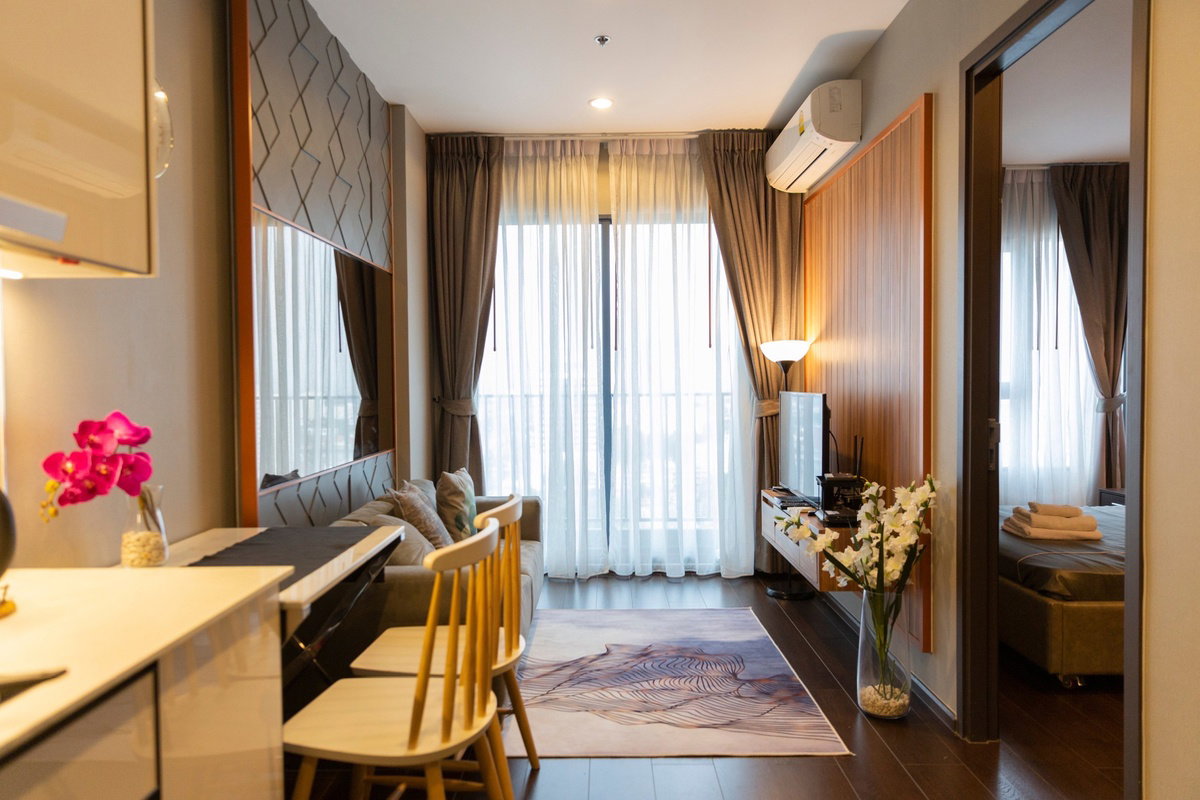 picture For Rent Condo C Ekkamai corner room - 1/10