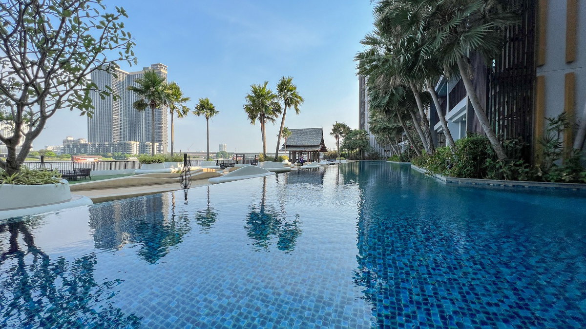 รูป ให้เช่ามีเครื่องซักผ้า** คอนโด Metro Luxe Riverfront  เครื่องใช้ไฟฟ้าครบ พร้อมอยู่ ห้องมือ1 แต่งสวย คอนโดริมแม่น้ำเจ้าพระยา - รูปที่ 27/38