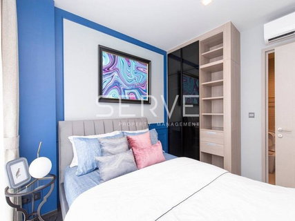 รูปภาพ คอนโดให้เช่า 1 นอน 1 น้ำ ห้องสวย แต่งน่าอยู่ เฟอร์ครบ ราคาดี เดินทางง่ายเพียง 350 ม. จาก MRT พระราม 9 พร้อมอยู่ ที่ The Line Asoke-Ratchada