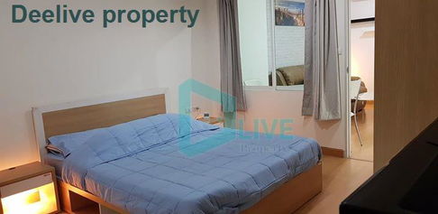 DL006567 Condo for rent, Life @ Ratchada - Huay Kwang near MRT ห้วยขวาง, ready to move in, call urgently 0638692663 LineID @534wlwof