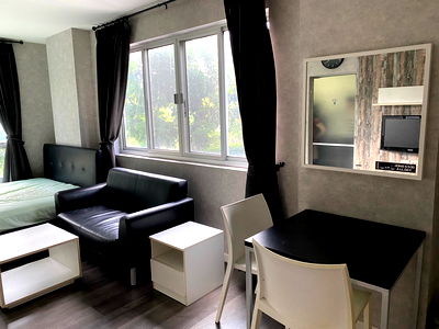 คอนโดให้เช่า : 🟢ให้เช่า ดีคอนโด แคมปัส รีสอร์ท เอแบคบางนา ตึก Spring (D Building) ชั้น 2 ห้องหัวมุม ID line : nathanexo.