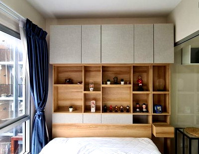 Condos for rent : Built-in For Rent : Pool View Plum Condo Bangyai Station, 2nd Phase, F Buiding
