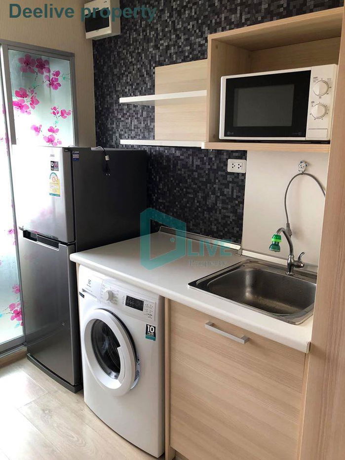 รูป DL000604 ให้เช่าคอนโด เอลลิโอ เดลเรย์ (Elio Del Ray) ใกล้ BTS ปุณณวิธี พร้อมเข้าอยู่ โทรด่วน 0800343450 LineID @655ebbvc - รูปที่ 8/8