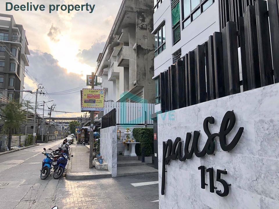 รูป DL000351 ให้เช่าคอนโด พอส สุขุมวิท 115 (Pause Sukhumvit 115) ใกล้ BTS ปู่เจ้า พร้อมเข้าอยู่ โทรด่วน 0653619502 LineID @534wlwof - รูปที่ 8/8