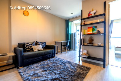 Condos for sale : Metro Luxe Rama 4, size 1 bedroom, 33 sq m., fully furnished, next to Bangkok University