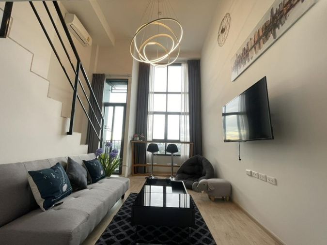 Rds-0324 ให้เช่าคอนโด Ideo New rama9 ห้อง Duplex สวย ว่าง ม.ค 69 นัดชม 👉line : @propertyfinder