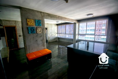 Condos for sale rutnin eye Hospital : I-biza RCA, 1-Bedroom Condo near MRT Rama 9, 95.12 Sq.m. 15th Flr. Partly Furnished