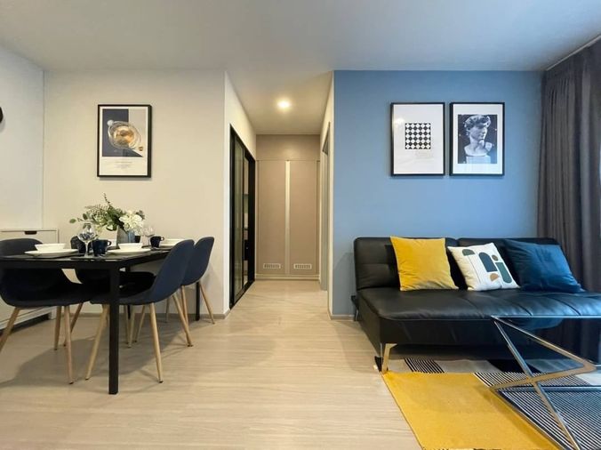 Condo for rent: Aspire Asoke - Ratchada 🍁 Aspire asoke-ratchada near MRT Rama 9 🍁 50 sq m, 2 bedrooms, very beautiful decorated room.