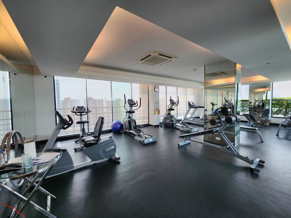รูป **สถานะตามภาพปก ห้องหายาก ห้องมุม 2 ห้องนอน** ให้เช่า คอนโด The Hotel Service Condominium ห้องหรู ติดMRTบางกระสอ - รูปที่ 19/25