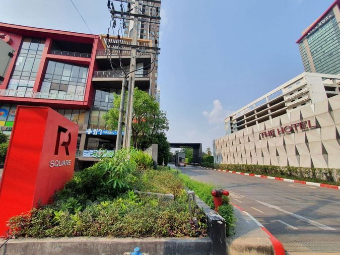 รูป **สถานะตามภาพปก ห้องหายาก ห้องมุม 2 ห้องนอน** ให้เช่า คอนโด The Hotel Service Condominium ห้องหรู ติดMRTบางกระสอ - รูปที่ 24/25