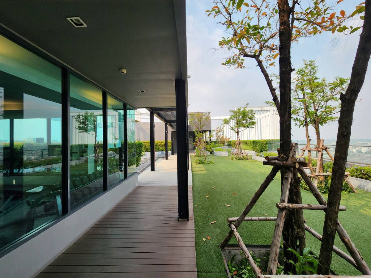 รูป **สถานะตามภาพปก ห้องหายาก ห้องมุม 2 ห้องนอน** ให้เช่า คอนโด The Hotel Service Condominium ห้องหรู ติดMRTบางกระสอ - รูปที่ 20/25