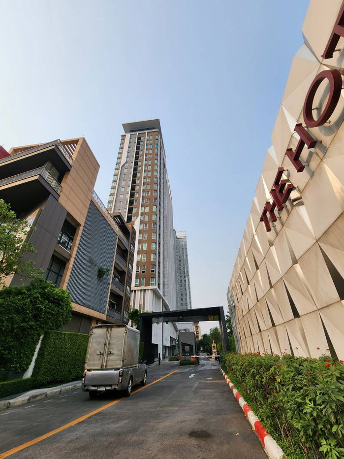 รูป **สถานะตามภาพปก ห้องหายาก ห้องมุม 2 ห้องนอน** ให้เช่า คอนโด The Hotel Service Condominium ห้องหรู ติดMRTบางกระสอ - รูปที่ 21/25