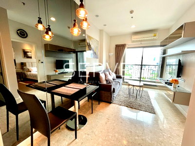 Condos for rent : 1 Bed Modern & Luxury Style High Fl. 15+ Good Location Close to BTS Thong Lo 200 m. At Condo The Crest Sukhumvit 34 / Condo For Rent 