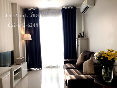 Condos for rent : The Mark ratchada Airportlink 1 bedroom 35 sqm No block view