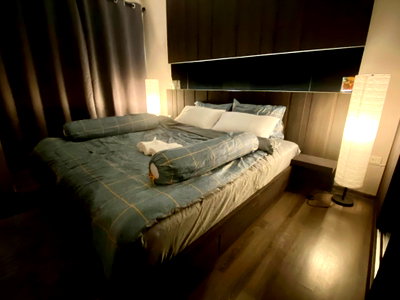 คอนโดให้เช่า : เช่า The Base Park West 2B1B วิวสระ วิวเมือง LineID : @Rizzestate (มี@ ข้างหน้า)
