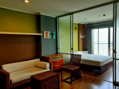 คอนโดให้เช่า : ให้เช่าด่วนคอนโดติดรถไฟฟ้าสายสีชมพู 12,000 บ./ด.