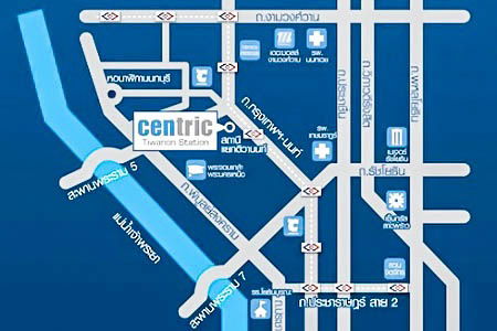 picture For Rent Centric Tiwanon - 1 bed 32.5 sq.m.  0th floor - 9/9
