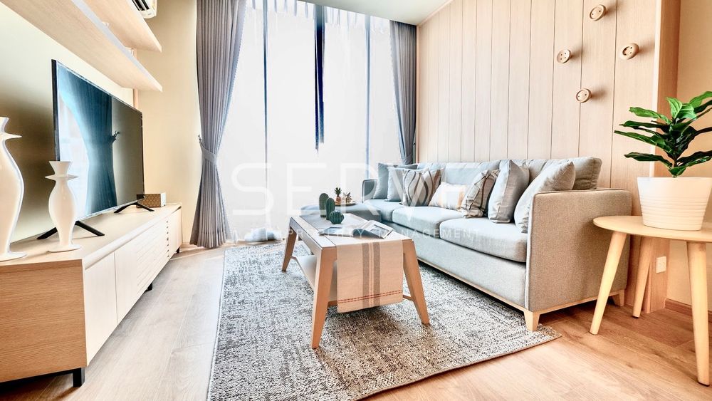 รูป Muji Style Corner Unit 2 Bed 2 Bath Close to BTS Asok & MRT Sukhumvit 550 m./ Condo For Rent-Noble Recole Sukhumvit 19 (โนเบิล รีโคล สุขุมวิท 19) - รูปที่ 3/6