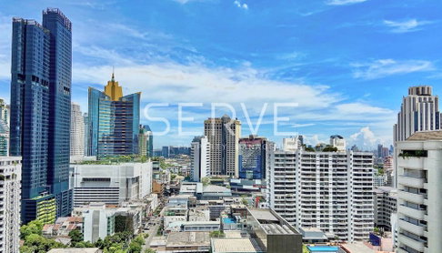 Muji Style Corner Unit 2 Bed 2 Bath Close to BTS Asok & MRT Sukhumvit 550 m./ Condo For Rent-Noble Recole Sukhumvit 19 (โนเบิล รีโคล สุขุมวิท 19)