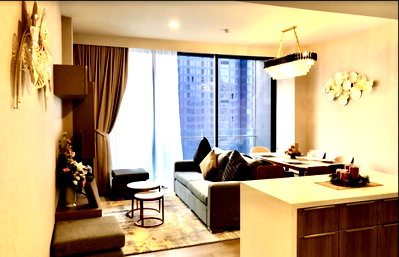 คอนโดให้เช่า : ว่างพร้อมอยู่! Celes Asoke. 2นอน 86ตร.ม. Line id: @pfagent