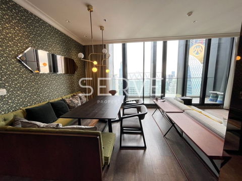 Luxury Duplex Penthouse 3 Beds Unit with Imported Furnitures for Rent in Phloen Chit Area-Noble Ploenchit
