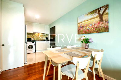 ขายคอนโด : Nice Room 2 Beds with Bathtub Large Unie Good Location MRT Phra Ram 9  500 m. and CentralPlaza-Belle Grand Rama 9