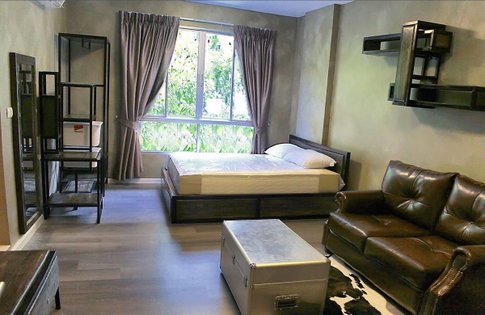 For rent 7,500  Dcondo campus resort bangna abac 