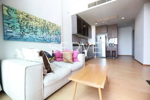 รูปภาพ Duplex 2 Beds 2 Baths Nice Room High Fl. 20+ Good Location BTS Thong Lo 100 m. at Keyne By Sansiri Condo / Condo For Rent