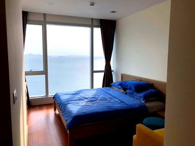 Condos for rent : For rent The Palm wongamat beach Front Pattaya 99 Sq.m hight floor (S03-1272)