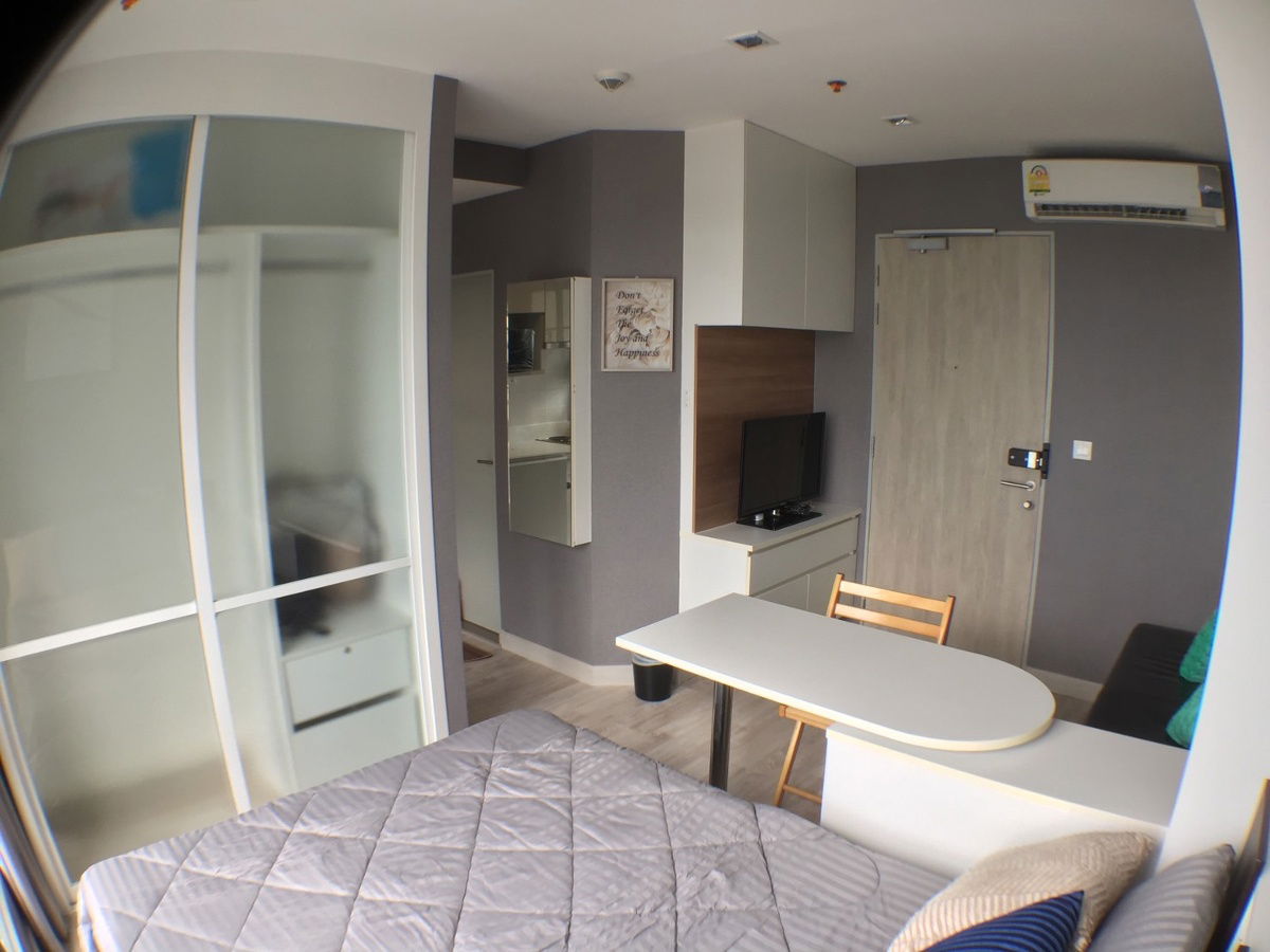 รูป Rentcondo_351 ให้เช่าคอนโด ไอดีโอ โมบิ พระราม 9 ห้องสวย เฟอร์ครบ พร้อมอยู่ติดต่อ Line : @homeforu8 - รูปที่ 3/7