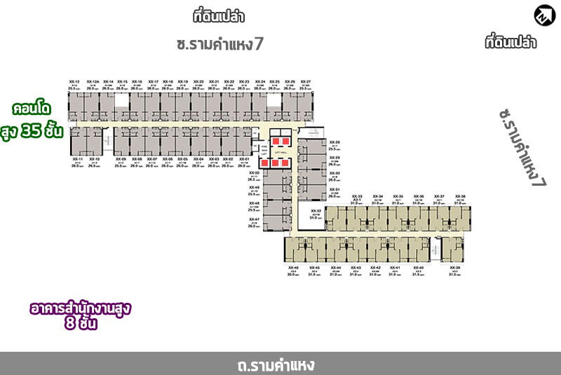 รูป ให้เช่า Ideo new Rama9 *ห้องใหม่เฟอร์ใหม่กิ๊ก* 2นอน  - รูปที่ 11/17
