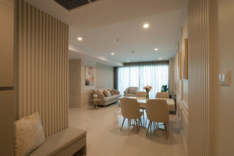 2-bed condo for rent, 89 sqm, Supalai Riva Grande