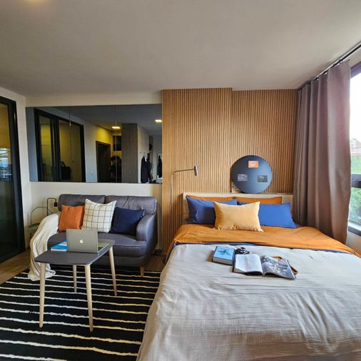 Rds-0877 ให้เช่าคอนโดเดอะมูฟ บางนา (The Muve Bangna) นัดชมห้อง 👉line : @propertybkk2