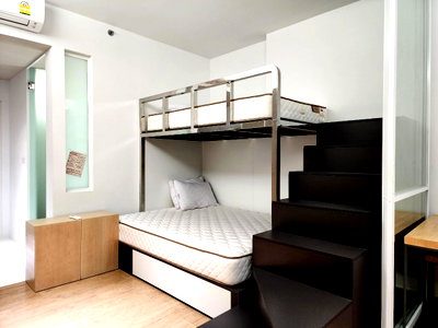 Condos for rent : Triple Y Residence【𝐑𝐄𝐍𝐓】🔥 Wide room, white tone, October 🔥 Contact 096-871-1343